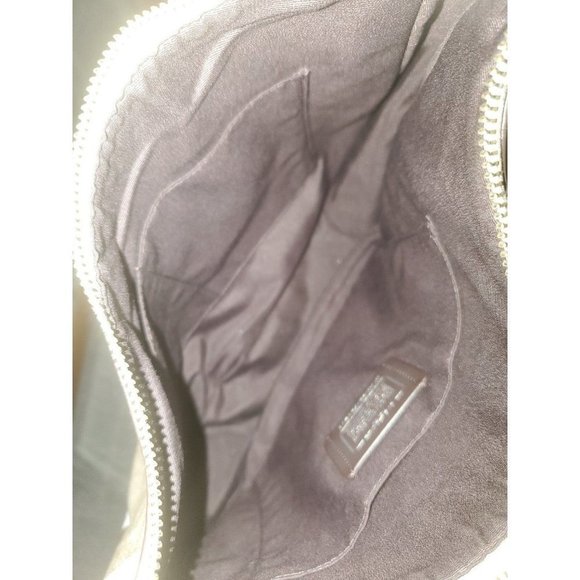 Coach Khaki Handbag with White Trim - Picture 4 of 4